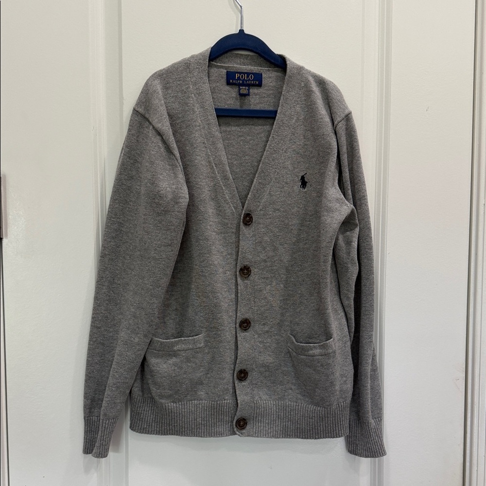 Polo by Ralph Lauren Gray Cardigan